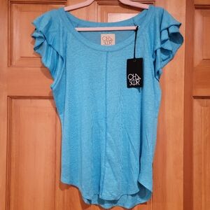 Chaser Flutter Sleeve Top